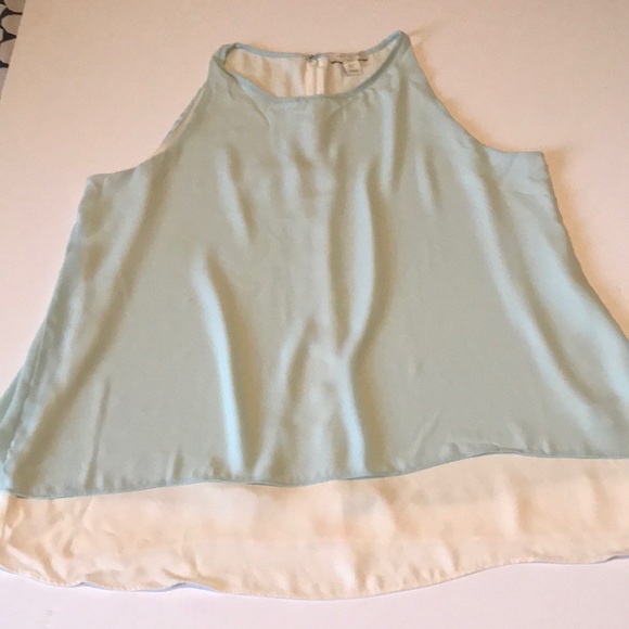 Saint tropez-Mint green sleeveless blouse - Picture 5 of 5
